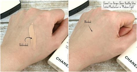 chanel les beiges sheer healthy glow moisturizing tint swatches